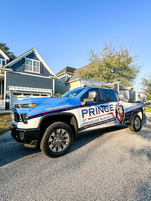 Pressure Washing for Driveway and Garage Door on James Island, SC