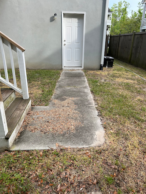 Washing Project for Driveway and Garage Door on James Island, SC